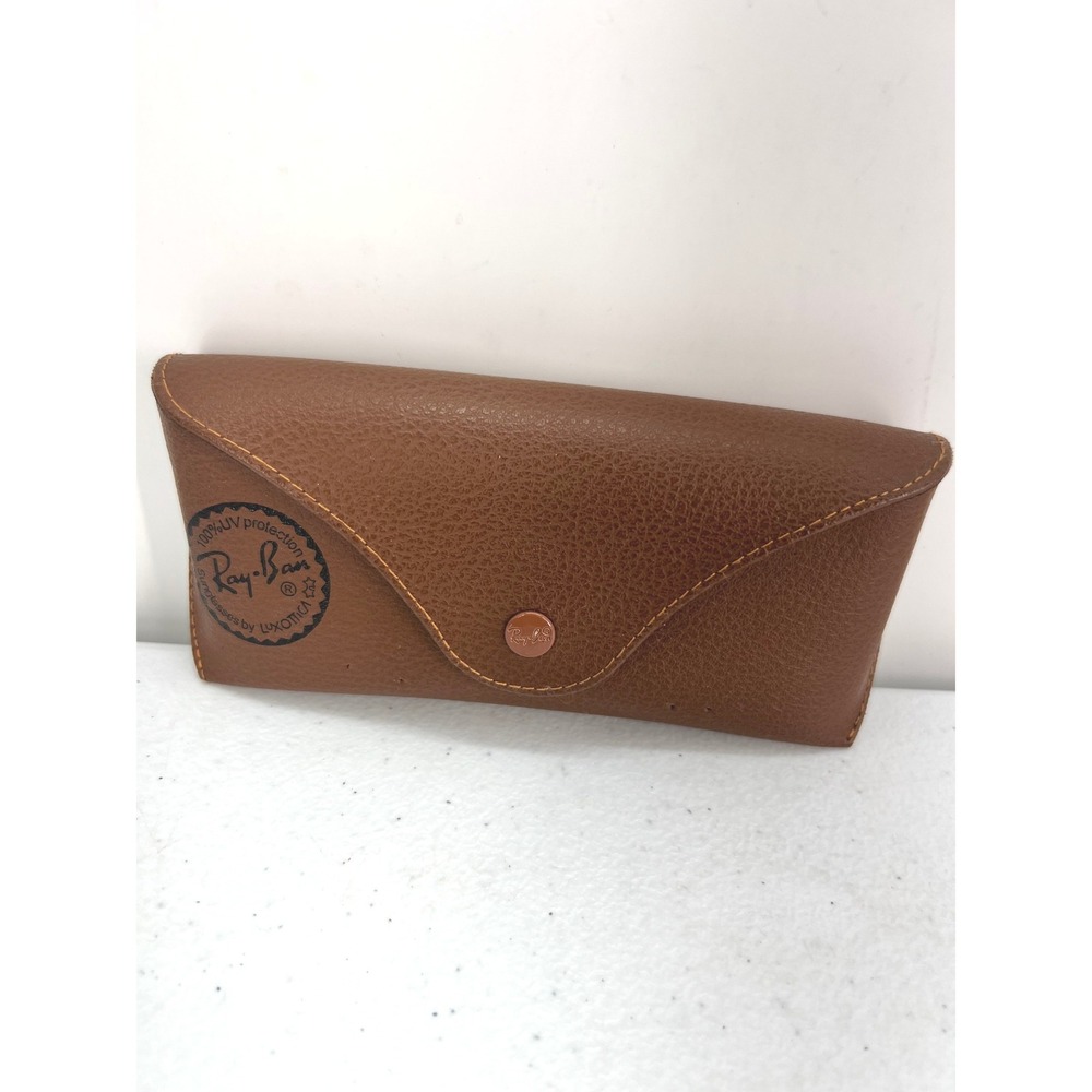 Ray-Ban Sunglasses Brown Snap Closure Luxottica Case Only